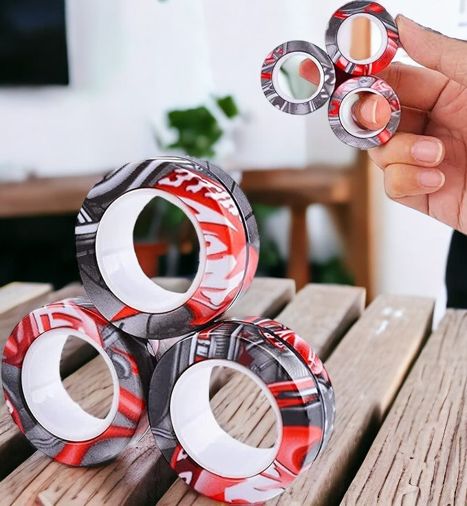 3Pcs Magnetic Rings Antistress