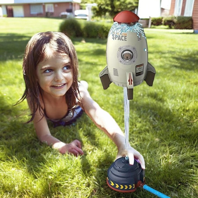 Rocket Launcher Sprinkler for Kids